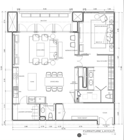 1 Bedroom 2 Bathrooms Size 123sqm Somkid Gardens for Sale