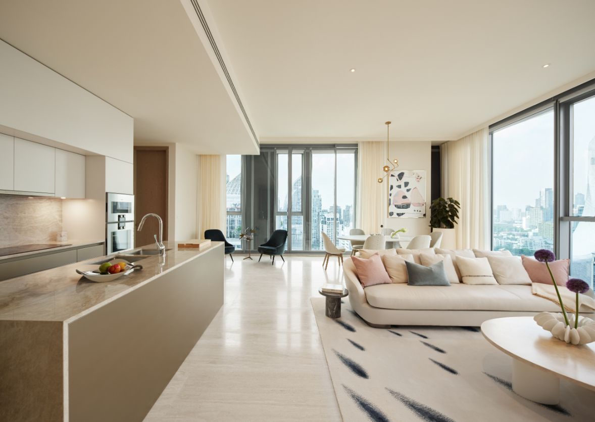 3 Bedroom, 3 Bathroom 241- 247 Sqm Scope Langsuan Price starts at 160 MB (156MB still available)