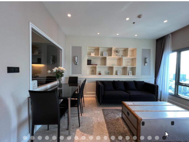 2 Bedrooms 2 Bathrooms Size 74sqm. The Crest Sukhumvit 34 for Rent