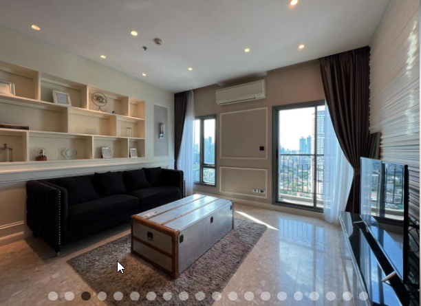 2 Bedrooms 2 Bathrooms Size 74sqm. The Crest Sukhumvit 34 for Rent