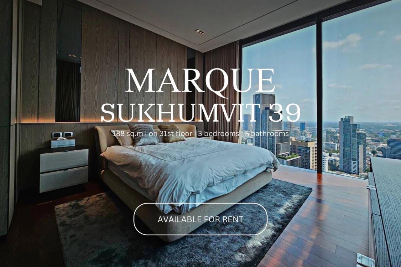 3 bedrooms 3 bathrooms at marque sukhumvit 39 for rent
