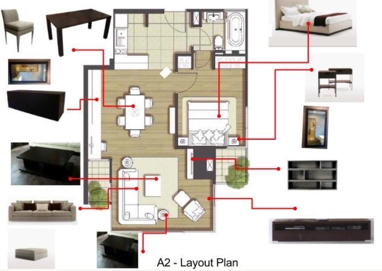 1 Bedroom 1 Bathroom Size 65sqm Sathorn Gardens for Rent 25000THB for Sale