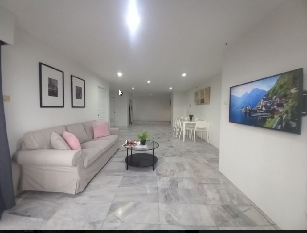 3 Bedrooms, 2 Bathrooms 129.23 sqm size The Waterford Park Sukhumvit 53 Tower 3 26th Flr For Rent