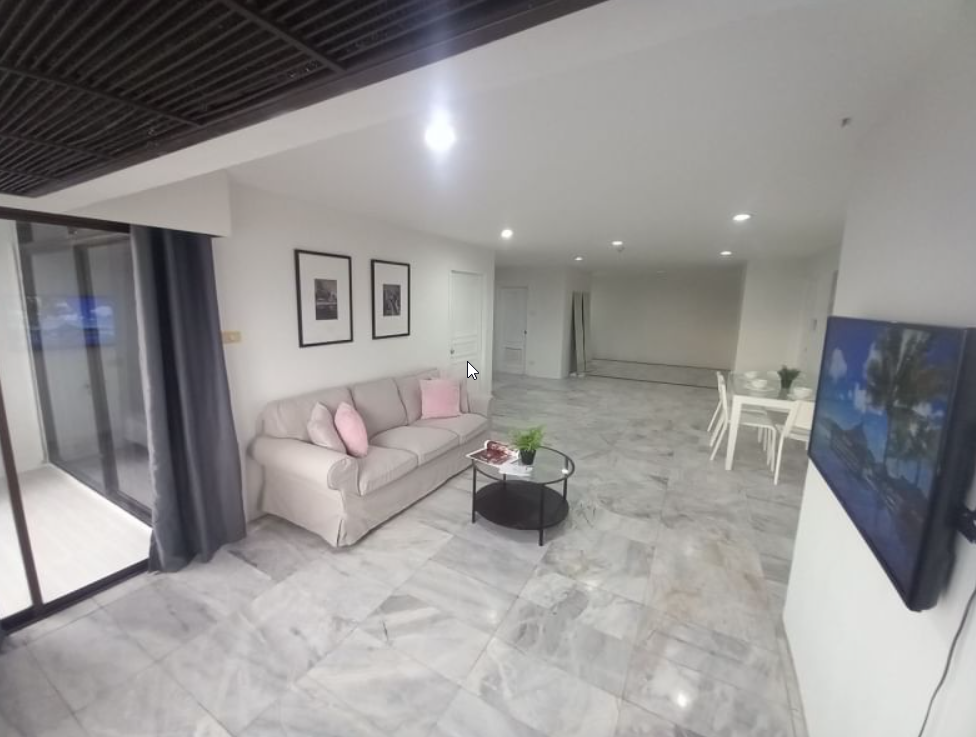 3 Bedrooms, 2 Bathrooms 129.23 sqm size The Waterford Park Sukhumvit 53 Tower 3 26th Flr For Rent
