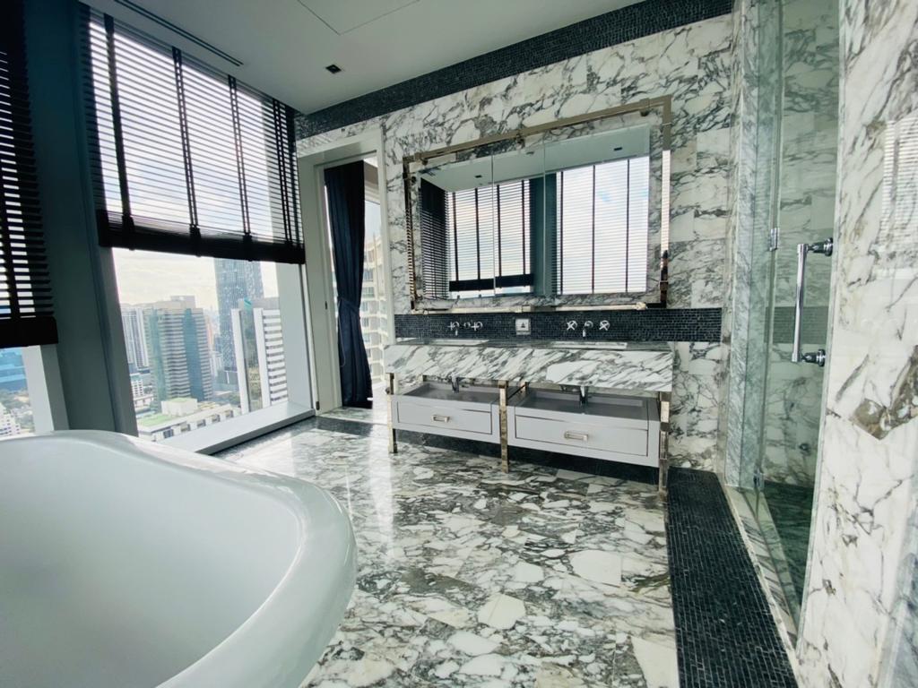 3 Bedrooms, 3 Bathrooms 205sqm size 33rd Floor  The Ritz Carlton For Rent 175,000 till May 2024 & For Sale 100MB Negotiable Price