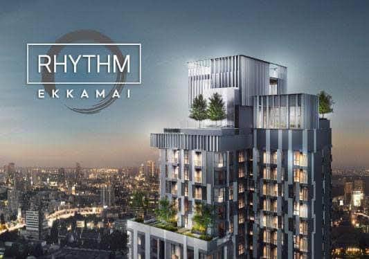 1 Bedroom, 1 Bathroom 40 sqm size at RHYTHM Ekkamai For Rent 35,000kTHB