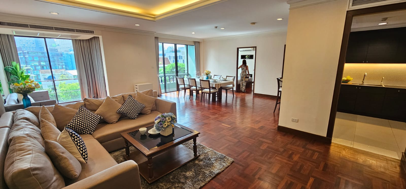 2 Bedroom, 2 Bathroom 150 sqm size at Ploenruedee Residence For Rent 62K THB