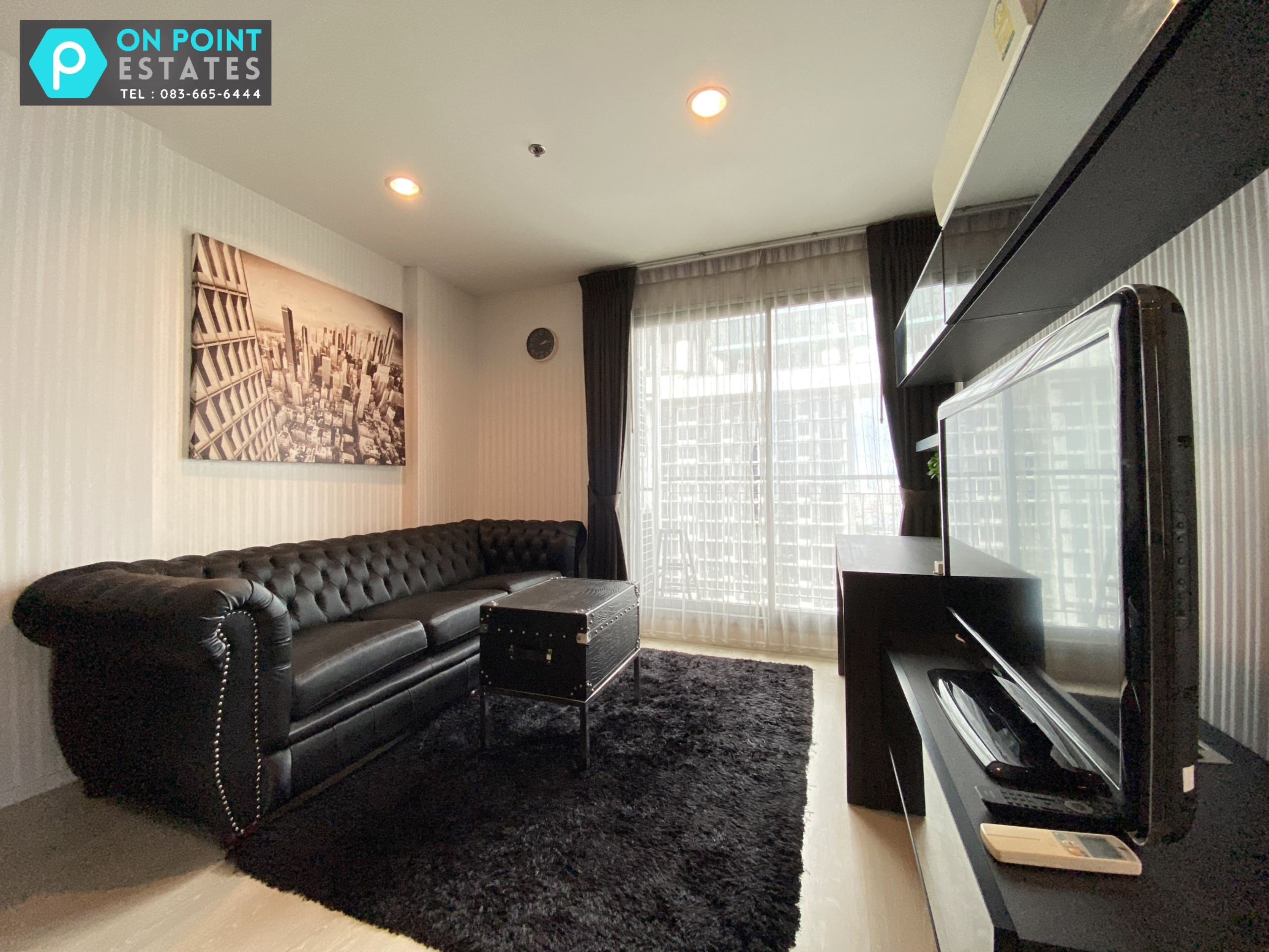 2 Bedrooms, 2 Bathrooms 60.70sqm size at Rhythm Sathorn - Narathiwas For Rent 35K THB