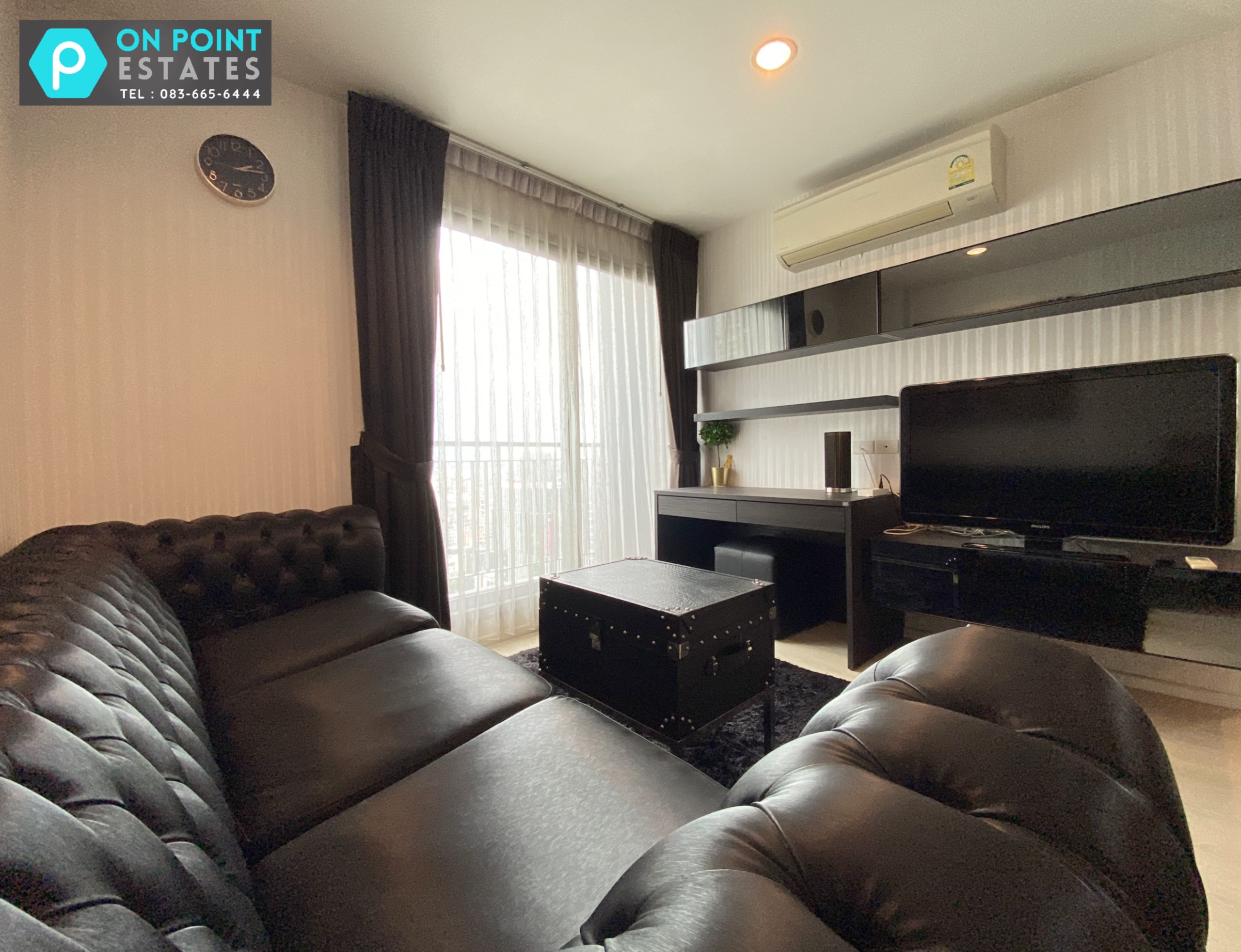 2 Bedrooms, 2 Bathrooms 60.70sqm size at Rhythm Sathorn - Narathiwas For Rent 35K THB