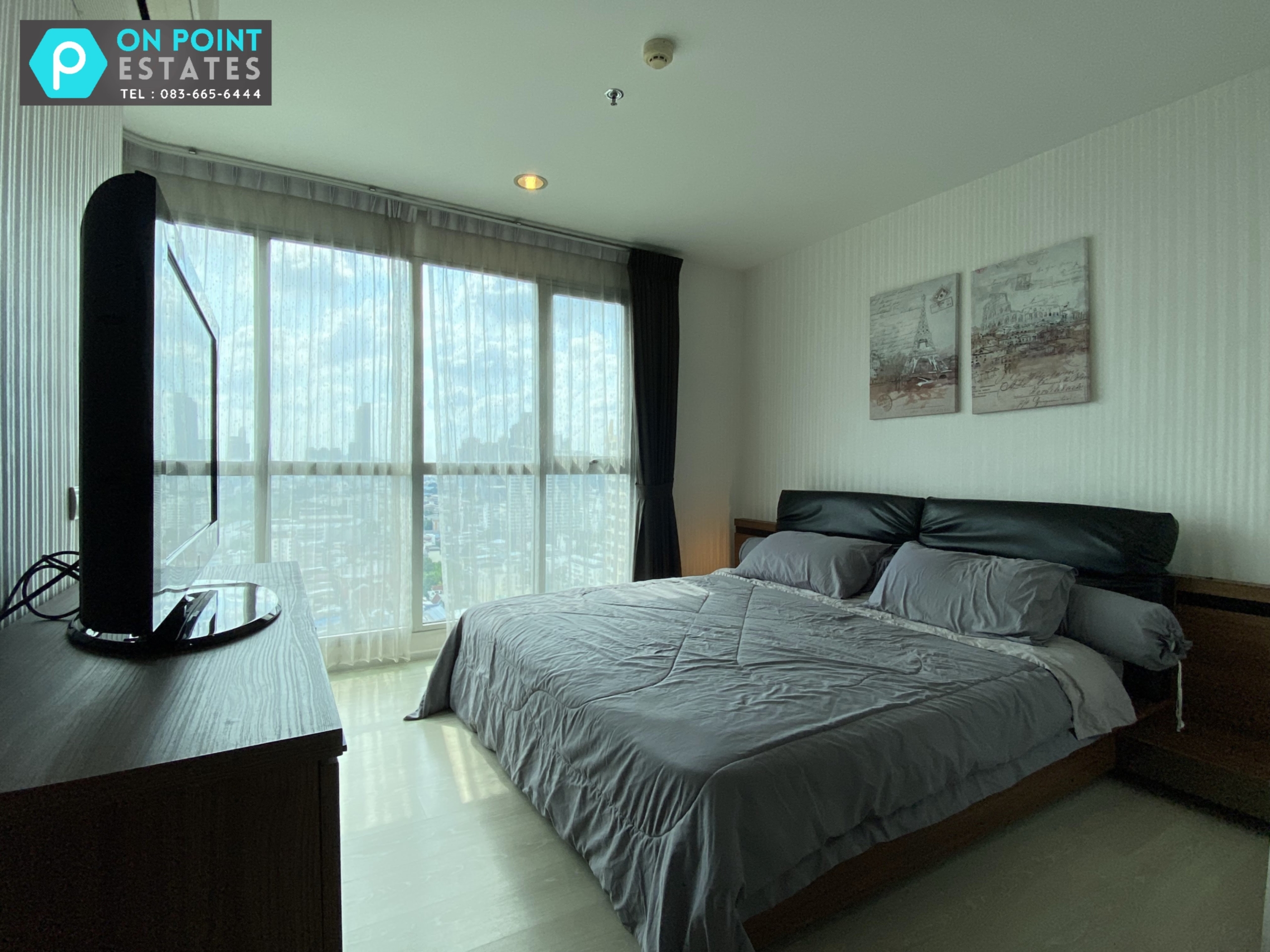 2 Bedrooms, 2 Bathrooms 60.70sqm size at Rhythm Sathorn - Narathiwas For Rent 35K THB