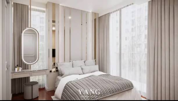 2 Bedrooms, 2 Bathrooms 82sqm 16th Flr at KHUN by YOO inspired by Starck For Rent 150,000/Month