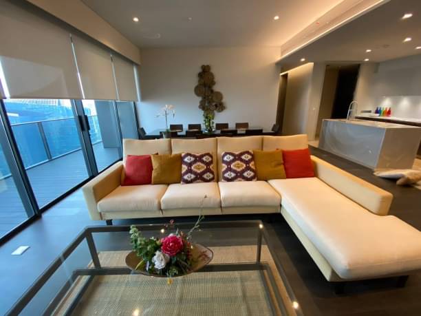 3 Bedrooms, 3 Bathrooms 200sqm size 24th Flr at TELA Thonglor For Rent 230,000/Month