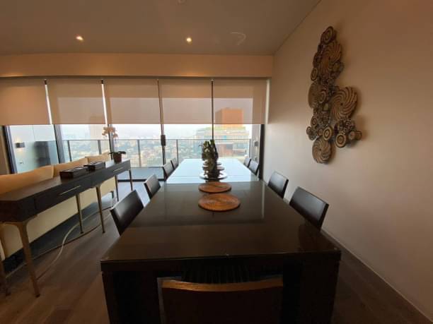 3 Bedrooms, 3 Bathrooms 200sqm size 24th Flr at TELA Thonglor For Rent 230,000/Month
