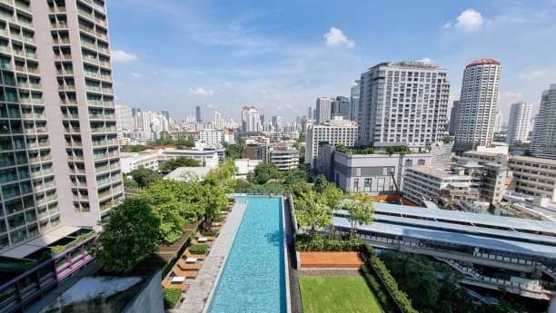 2 Bedrooms, 2 Bathrooms 72sqm size 10th Flr at The ESSE Sukhumvit 36 For Rent 70,000/Month