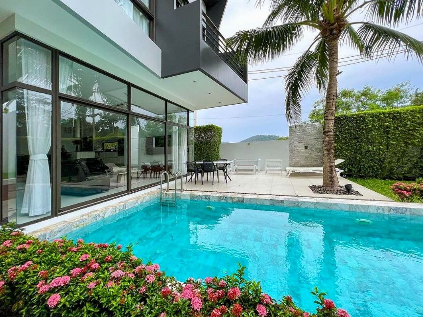 3 Bedrooms, 3 Bathrooms 260sqm @Civetta Pool Villa 1 For Rent 260,000THB/Month