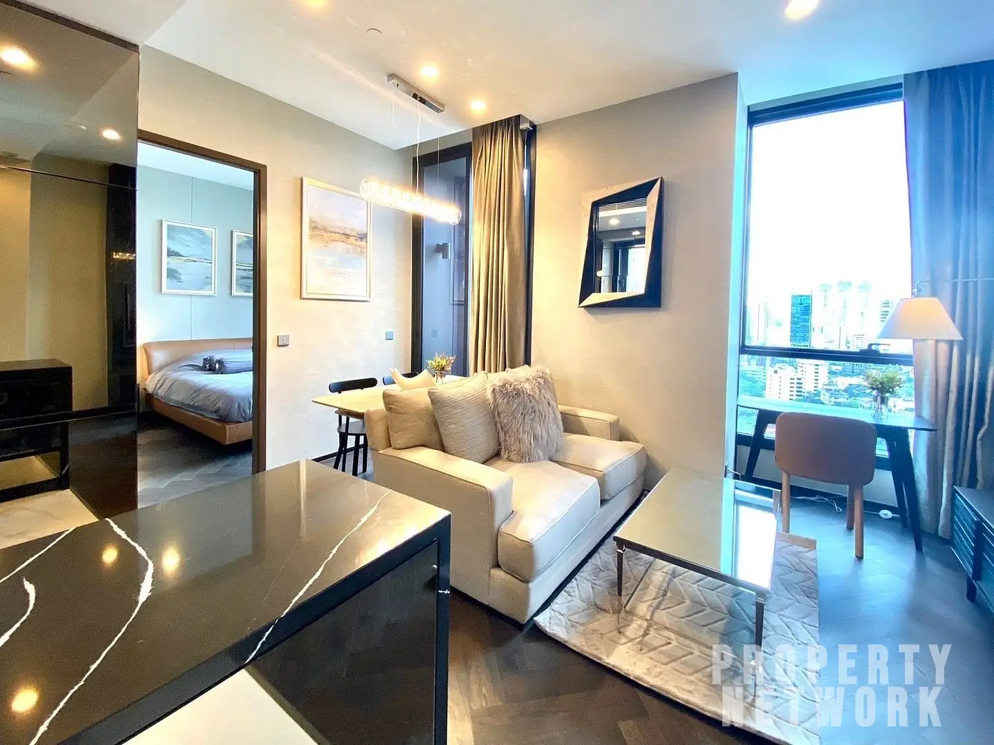 1 Bedroom, 1 Bathroom 43sqm @The ESSE Sukhumvit 36 For Rent 55,000THB/Month