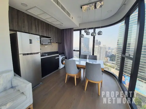 2 Bedrooms, 2 Bathrooms 64sqm @Ashton Chula - Silom For Rent 50,000THB/Month