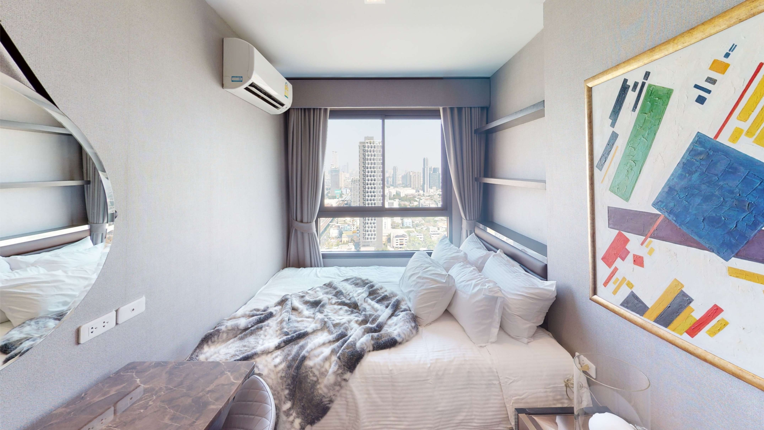 2 Bedrooms, 2 Bathrooms 52.14sqm Ideo Sukhumvit 93 For Rent 40,000THB/Month
