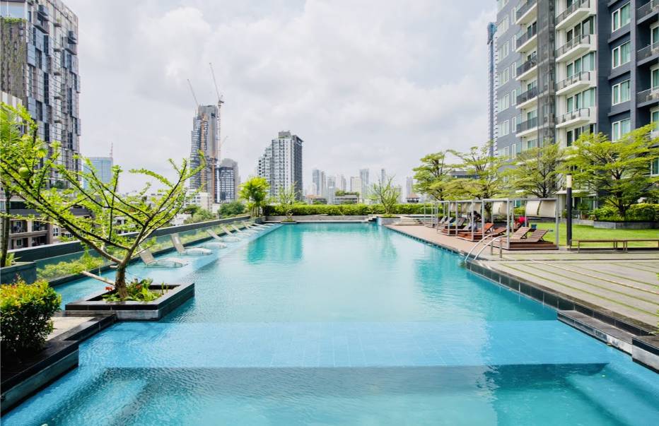 3 Bedrooms, 3 Bathrooms 100sqm 19th Flr @Siri at Sukhumvit For Rent 85,000THB
