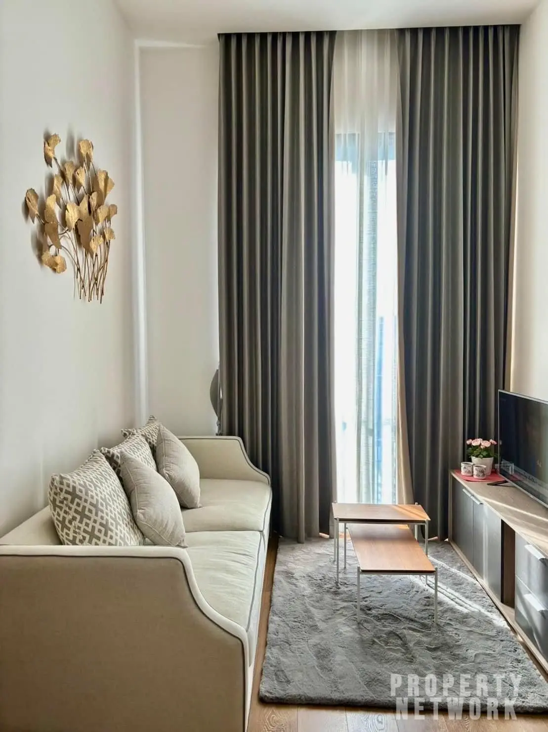 2 Bedrooms, 2 Bathroom 55sqm 28thFlr @Noble BE 33 For Rent 55,000THB/Month