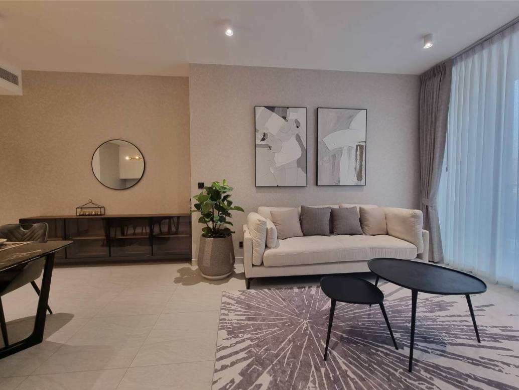 2 Bedrooms,2 Bathrooms 98sqm @Tait Sathorn 12 For Rent 100,000THB/Month