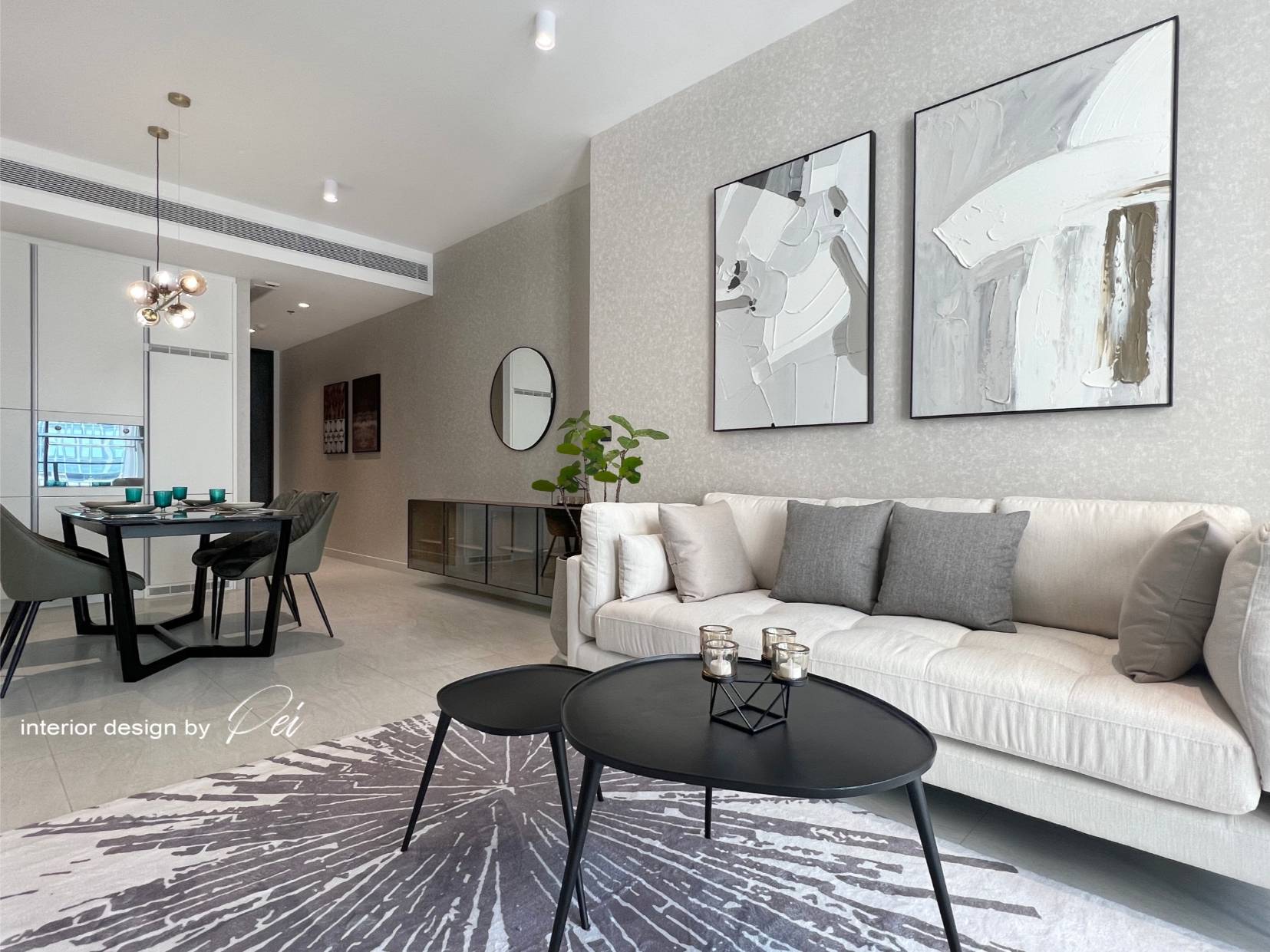 2 Bedrooms,2 Bathrooms 98sqm @Tait Sathorn 12 For Rent 100,000THB/Month