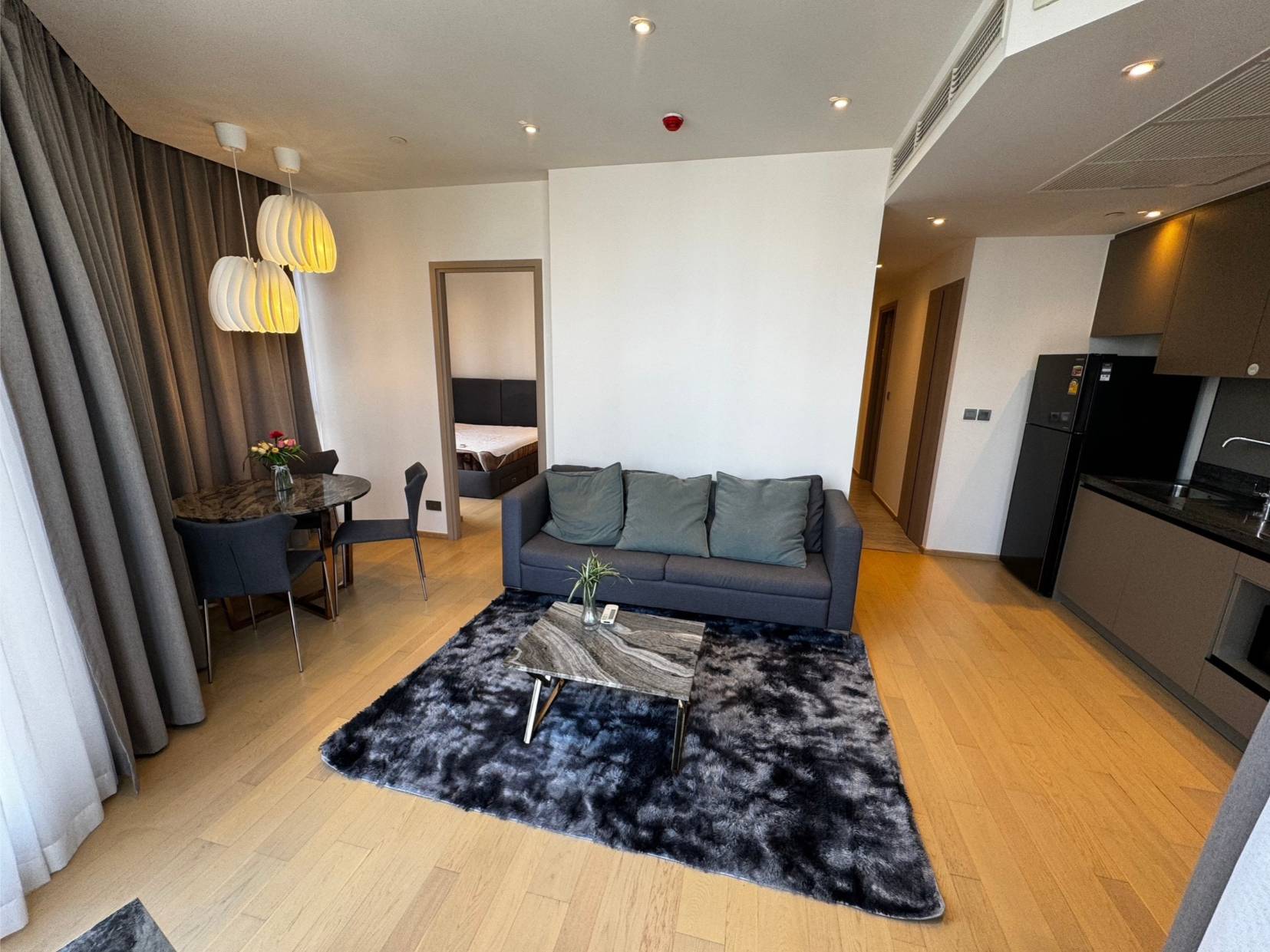 2 Bedrooms,2 Bathrooms 67sqm 25th Flr @Ashton Asoke Rama 9 For Rent 65,000THB/Month