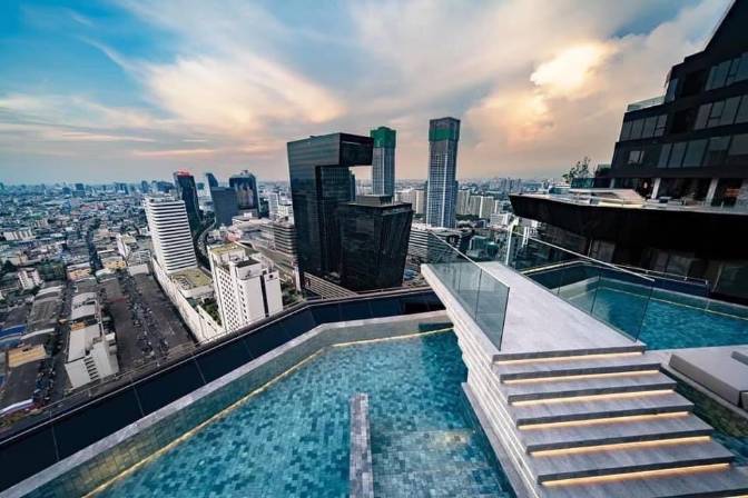 2 Bedrooms,2 Bathrooms 67sqm 25th Flr @Ashton Asoke Rama 9 For Rent 65,000THB/Month