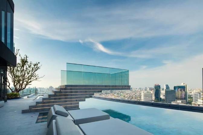 2 Bedrooms,2 Bathrooms 67sqm 25th Flr @Ashton Asoke Rama 9 For Rent 65,000THB/Month