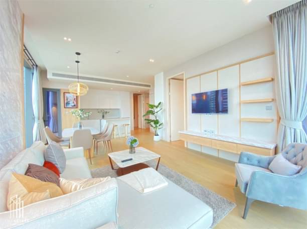 2 Bedrooms, 2 Bathrooms 90sqm 22nd Flr @The Strand Thonglor For Rent 130,000THB/Month