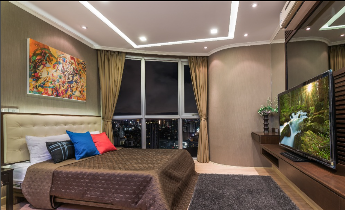 2 Bedrooms, 2 Bathrooms 91sqm@ Skywalk Residences For Rent 70,000THB/Month