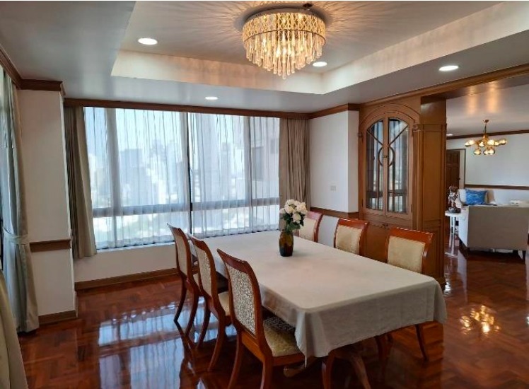 3 Bedrooms, 3 Bathrooms 350sqm 23rd Flr @RUAMSUK CONDOMINIUM Leasing Fee 140,000THB