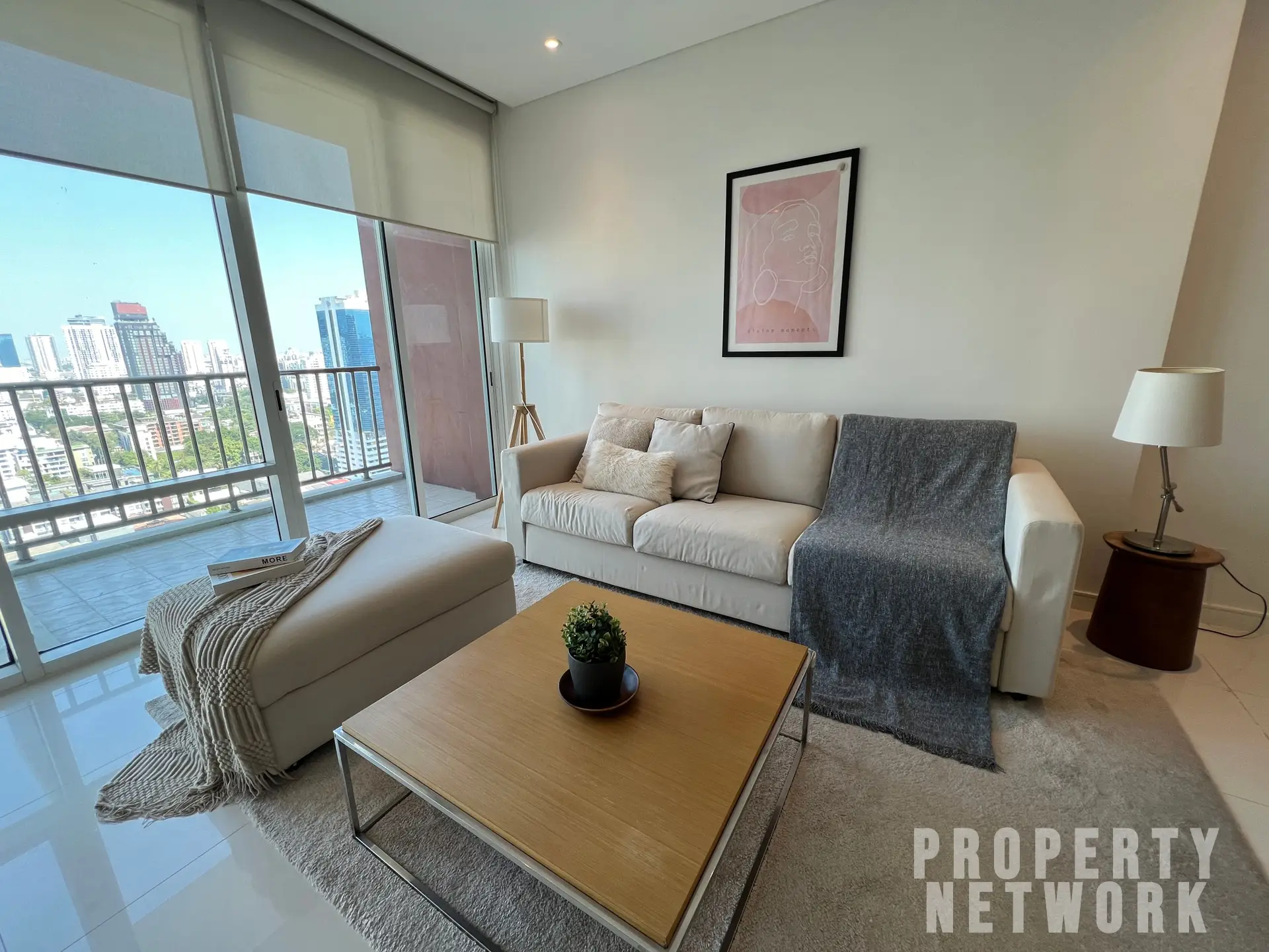 2Bed/2Bath 96sqm 22nd Flr Fullerton Sukhumvit Rent 78K/Month