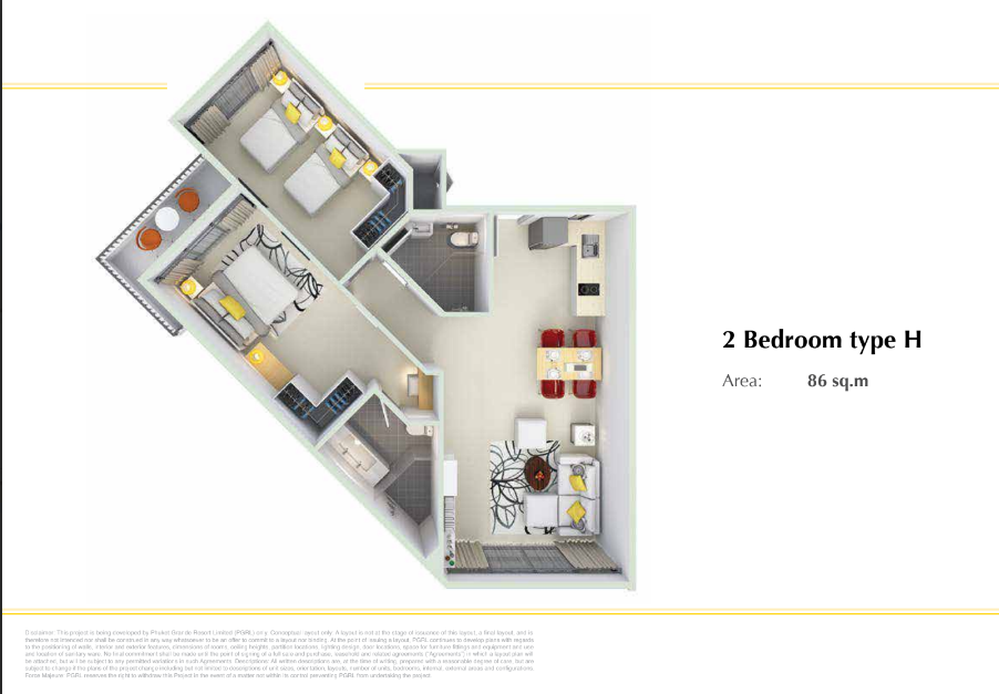 1-3 Bed/Bath 28-71sqm @Cassia Residences Rama9 5.64-14M BATH
