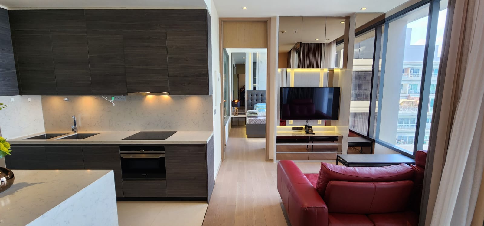 2BR/2BA Condo @The Esse Asoke - 28th Flr, 74.31sqm, 61k / mo