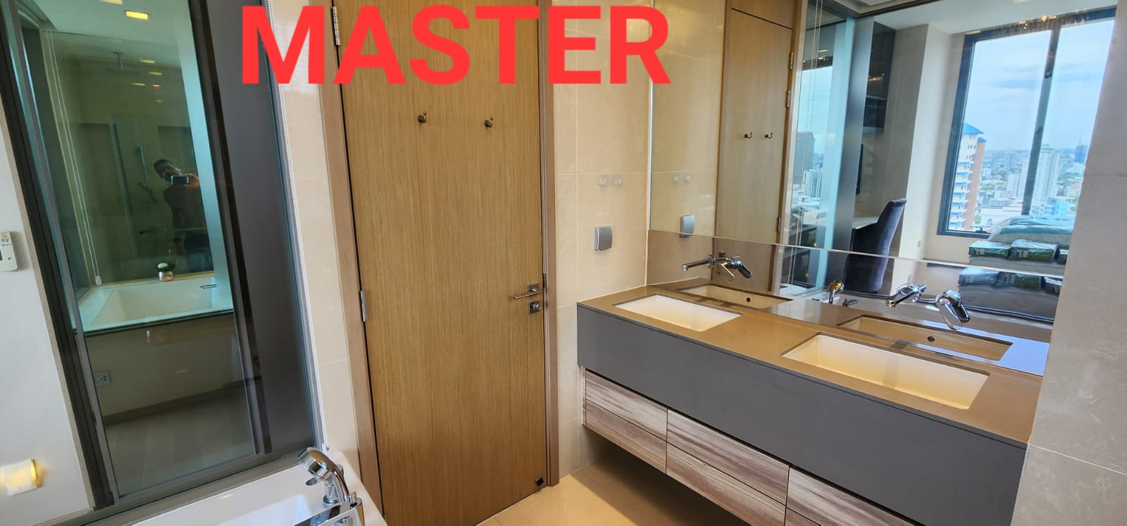 2BR/2BA Condo @The Esse Asoke - 28th Flr, 74.31sqm, 61k / mo