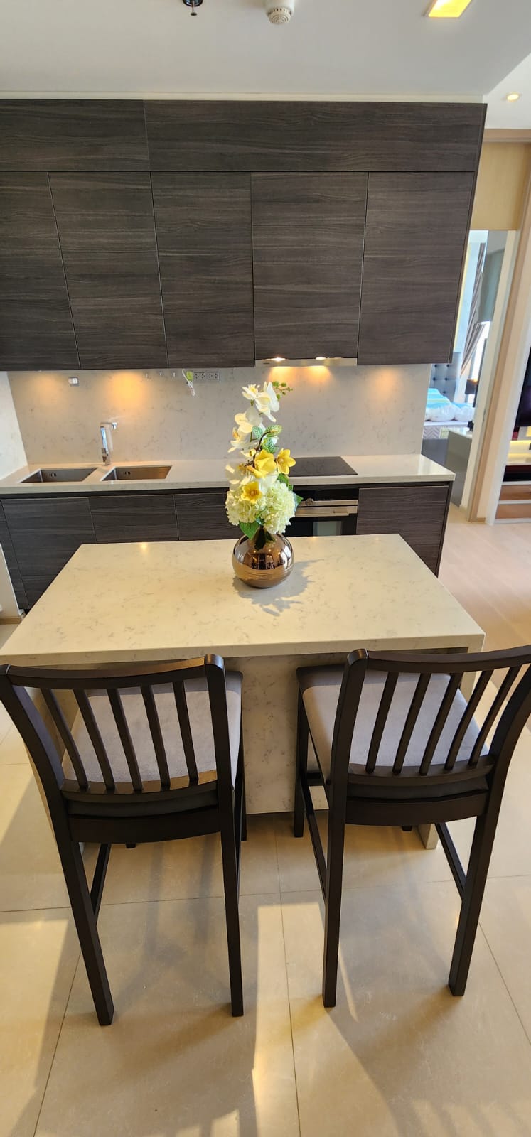 2BR/2BA Condo @The Esse Asoke - 28th Flr, 74.31sqm, 61k / mo