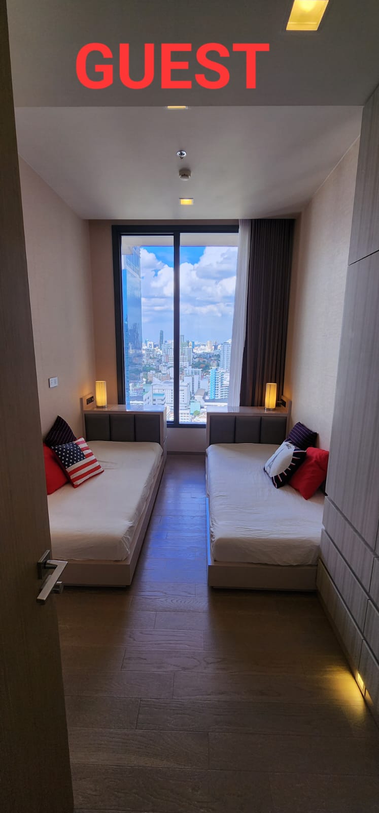 2BR/2BA Condo @The Esse Asoke - 28th Flr, 74.31sqm, 61k / mo