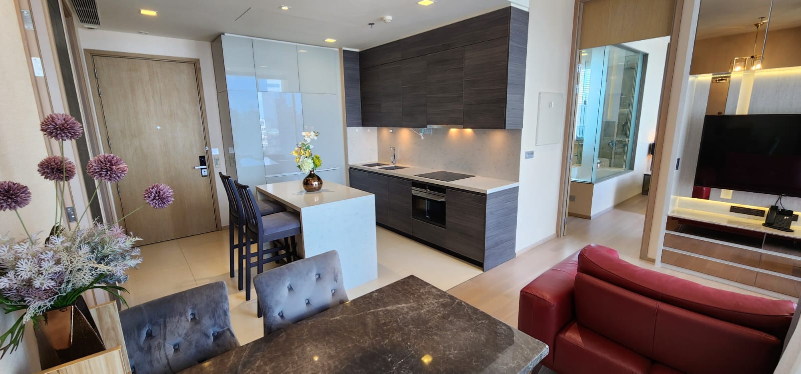 2BR/2BA Condo @The Esse Asoke - 28th Flr, 74.31sqm, 61k / mo