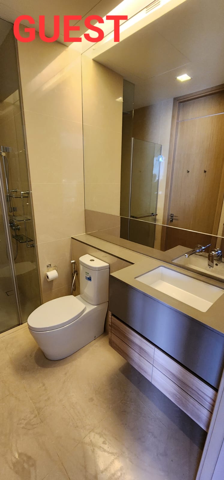 2BR/2BA Condo @The Esse Asoke - 28th Flr, 74.31sqm, 61k / mo