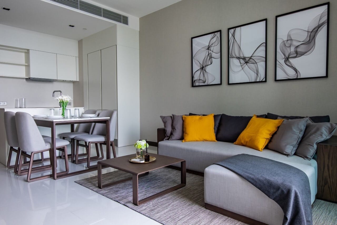 2BR/2BA 92 sqm 26th Flr @Q1 Sukhumvit Rent 100,000 THB/Month