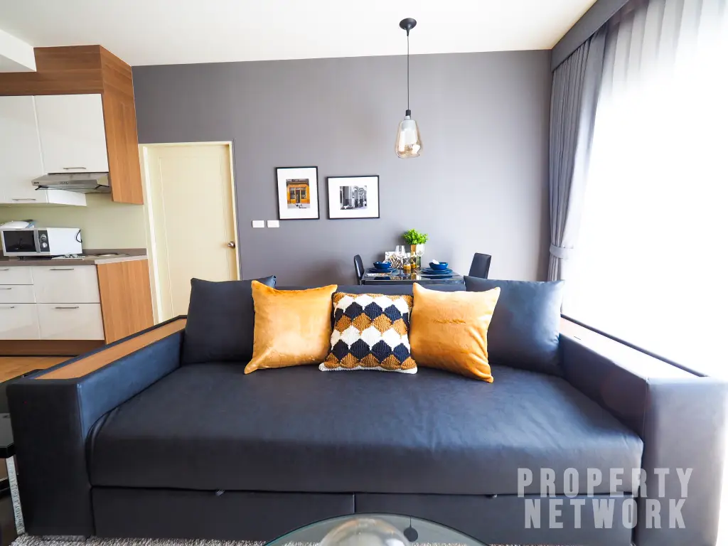 1-Bedroom 1-Bathroom 54 sqm Condo at Noble Reveal Ekamai for rent 33 000 THB/month, BTS stop Ekkamai