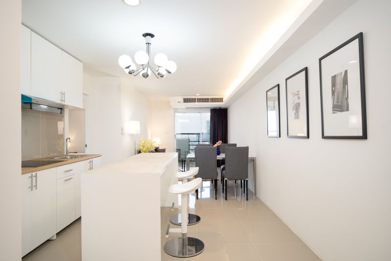 2-Bedroom, 2-Bathroom Condo for Rent at The Waterford Diamond Tower, 85 sqm, 45,000 THB/month, Near BTS Phrom Phong