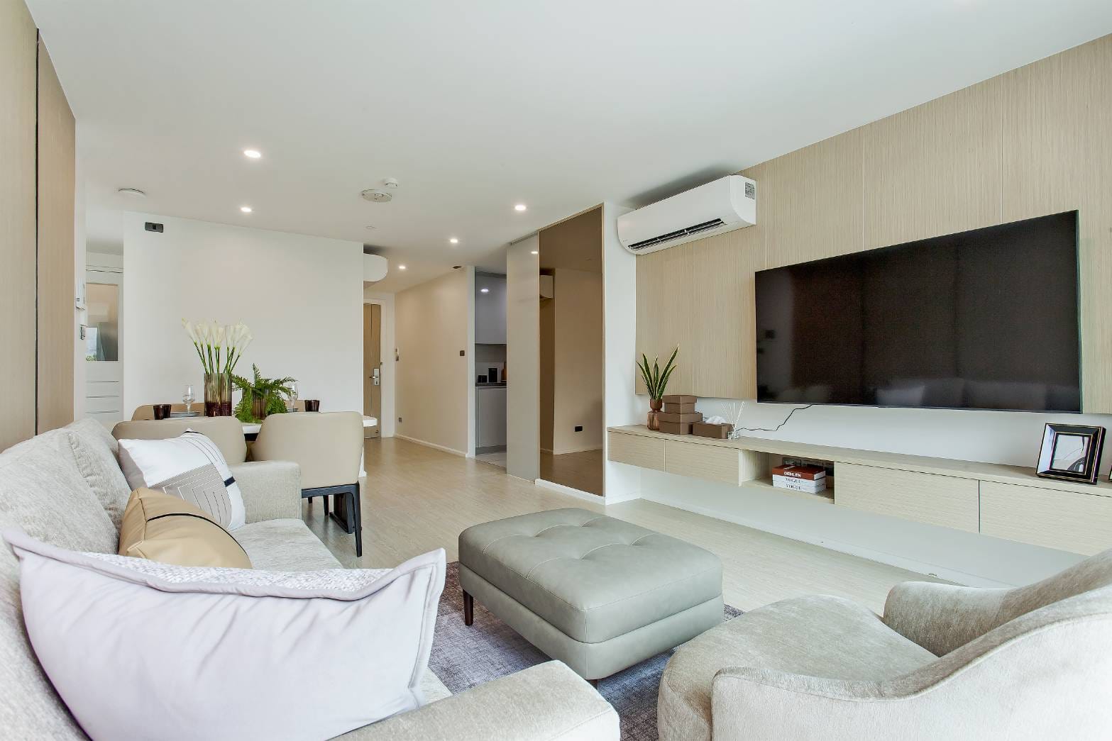 2-Bed 2-Bath Condo for Rent at GM Residence Ekkamai, 90sqm, ฿90K - 95K, Near Ekkamai BTS