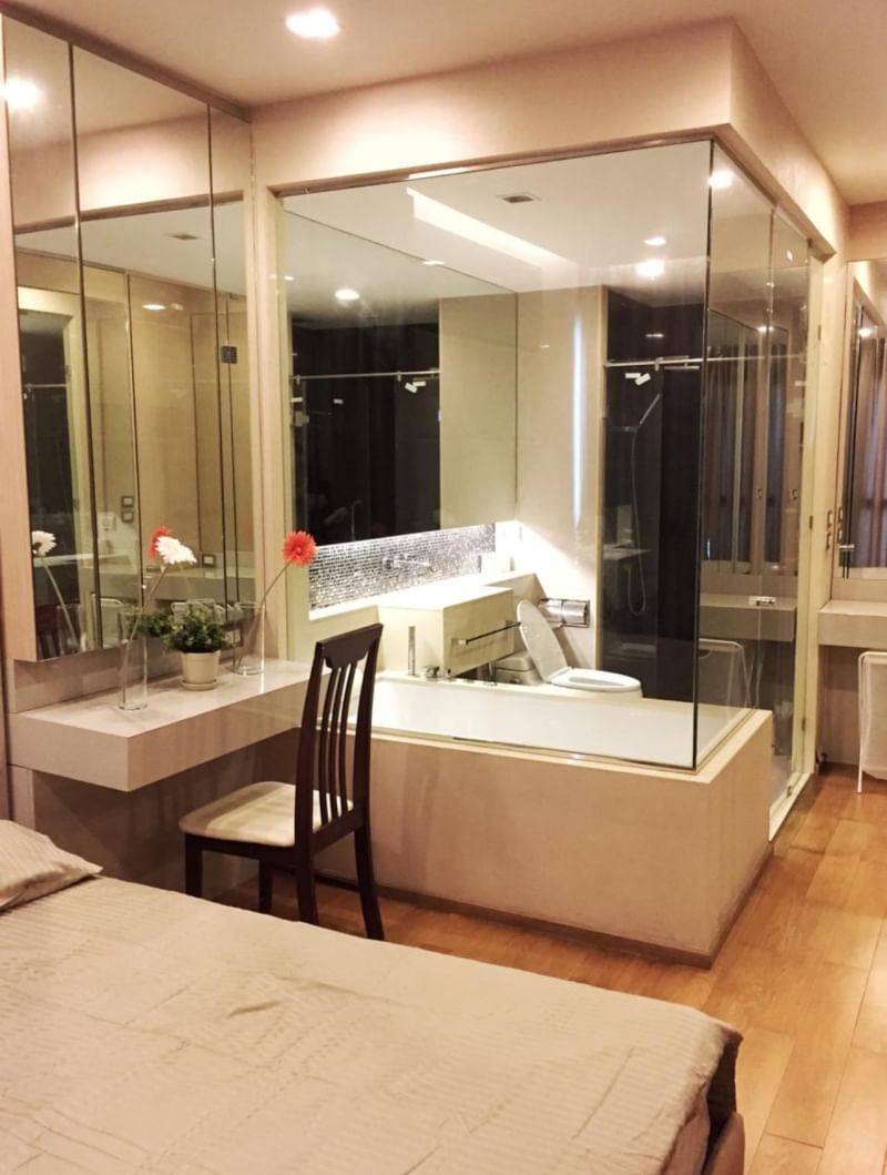 1-Bedroom 1-Bathroom 45sqm Condos at The Address Asoke for Rent 25,000 THB/month