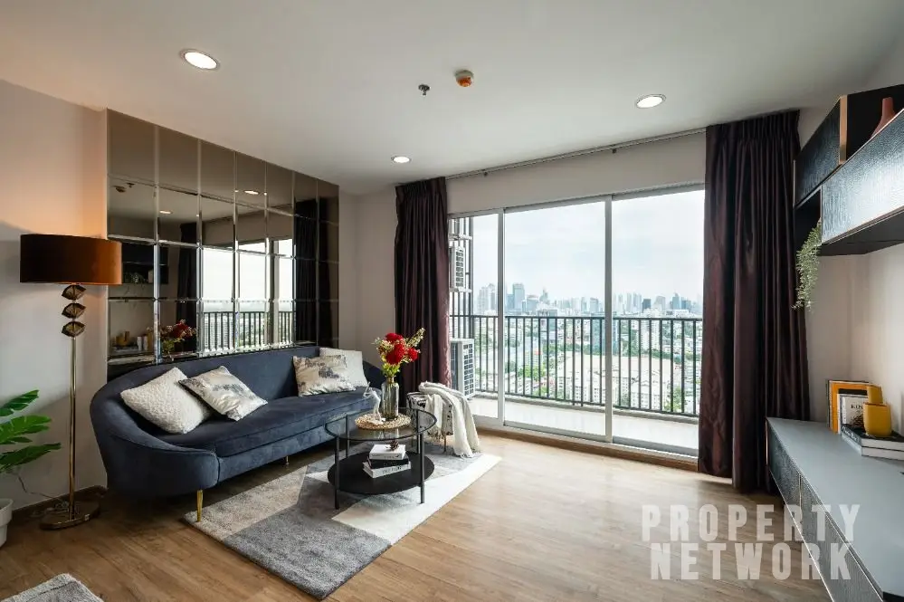 2-Bed, 2-Bath Condo for Sale at Fuse Chan-Sathorn, 56.67 sqm, ฿4.79M, 30th Floor with City Views, Near BTS Chong Nonsi – Perfect for Investment or Home