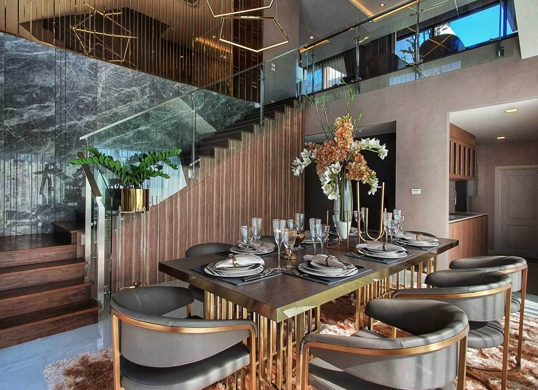 4-Bedroom, 4-Bathroom Townhome for Rent at The Park Lane Sukhumvit 105, 348 sqm, 180,000 THB/month, Near Bearing BTS