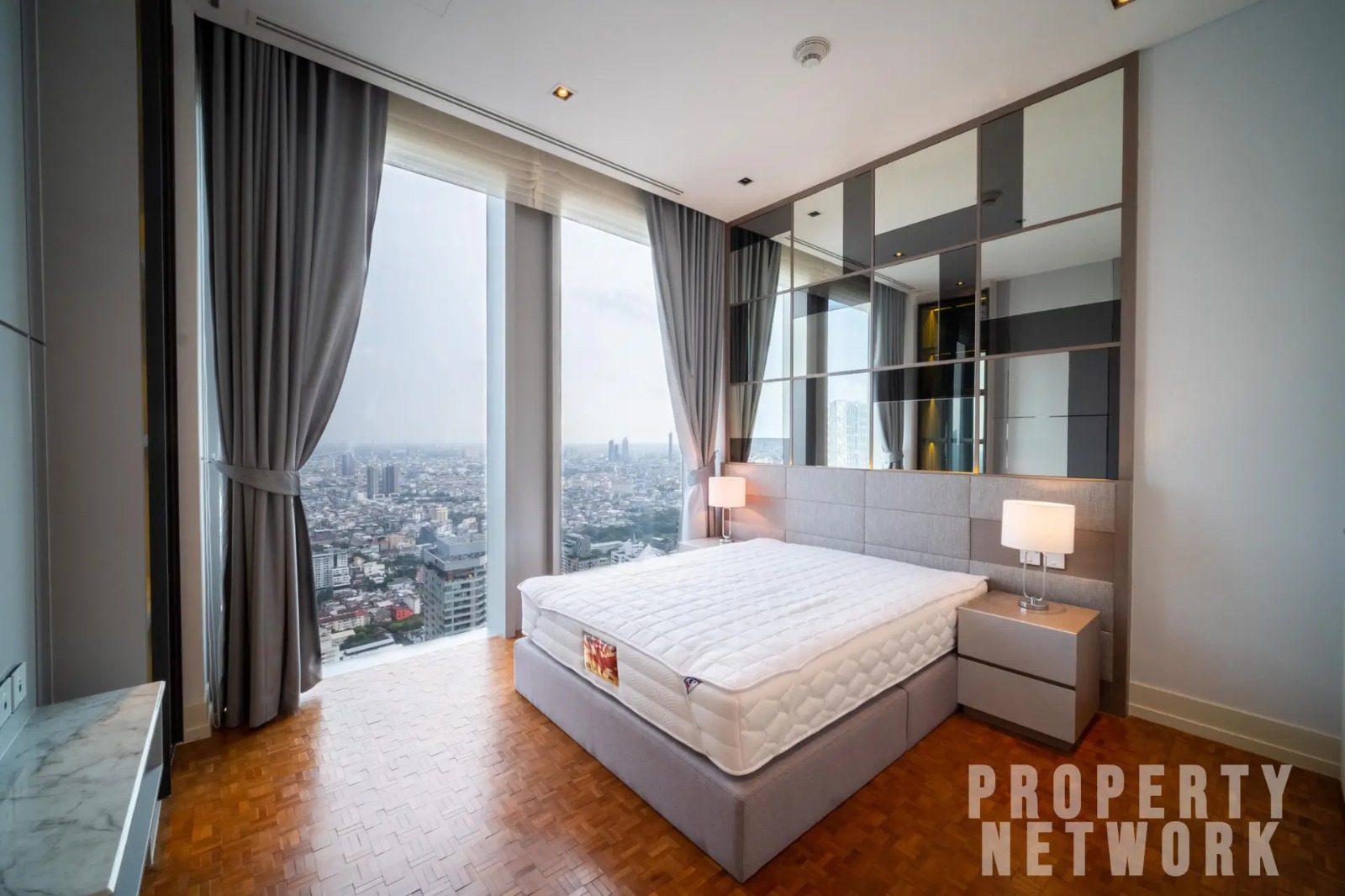 Luxury 2-Bedroom, 2-Bathroom Condo for Rent at The Ritz-Carlton Residences Bangkok, 124 sqm, 50th Floor, ฿160,000/month, Near BTS Chong Nonsi