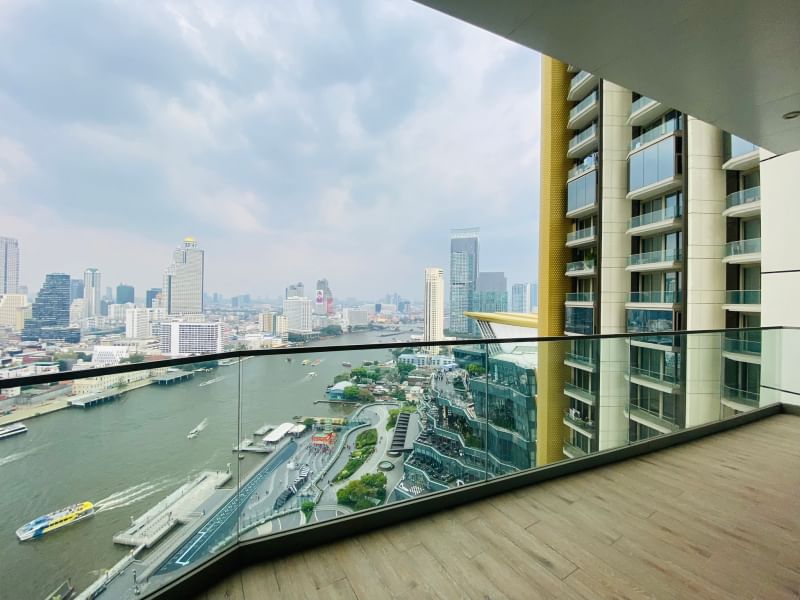 Discover unmatched luxury at The Residences at Mandarin Oriental Bangkok. A stunning 2-bedroom, 2.5-bathroom condo, 150.17 sqm, for sale at 71,990,000 THB near BTS Charoen Nakhon
