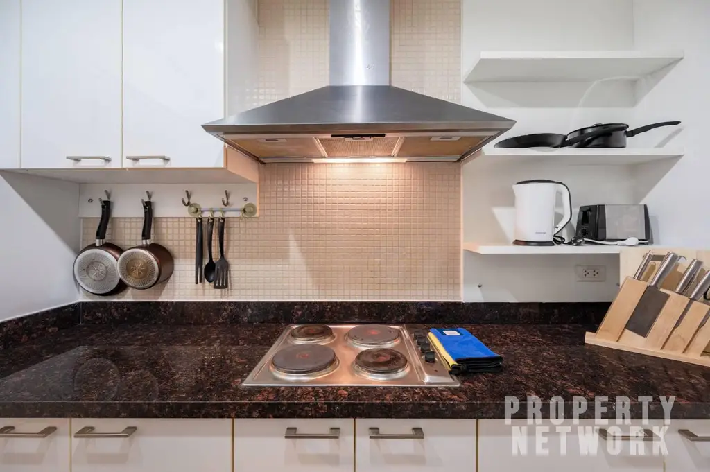 Spacious 2-bedroom, 2-bathroom condo for rent at Baan Siri 24, 110 sqm on the 20th floor. Fully furnished, prime Sukhumvit location, 70,000 THB/month near BTS Phrom Phong